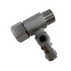 3/8'' x 3/8'' x 3/8'' feed water connector together with Valve 3/8'' (metal)