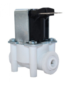 QCF Solenoid Valve 24V 1/4" tube - 1/4" tube FLOW 1500 ml