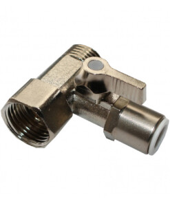 1/2'' x 3/8'' x 1/2'' feed water connector together with Valve 3/8'' (metal) QUICK