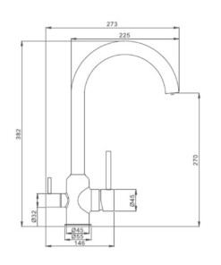 Kitchen faucet PERFECT 3 in 1 MATTED_1