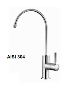 Gate faucet DE LUXE Small-MATTED QUICK SS304 with 10cm thread