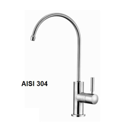 Gate faucet DE LUXE Small-MATTED QUICK SS304 with 10cm thread