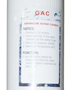 Cartus filtrant GAC 10"