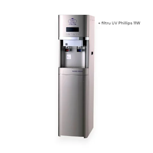 Dozator apă cu sistem de purificare apă prin osmoză inversă LUXE STYLE 75/UV OFFICE STAR - 5,5L GRI